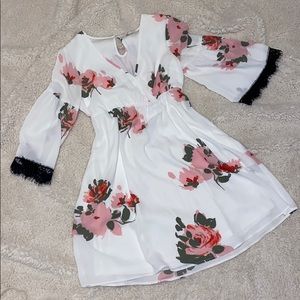 Flirty Vneck Minidress